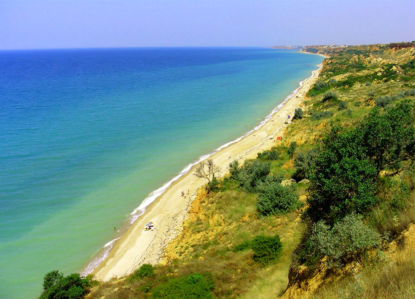Дикие песчаные пляжи в Любимовке 