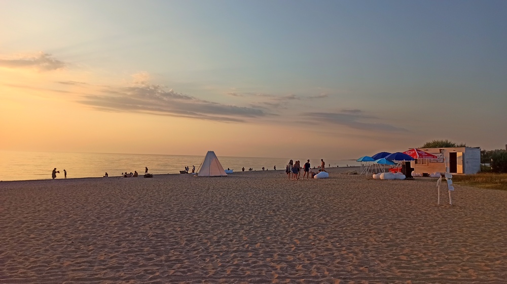 Пляж в Любимовке, Севастополь, фото. 